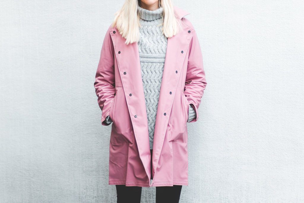 Pink women's coat from 66 North Iceland