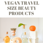 vegan travel size beauty products