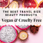 vegan travel size beauty products