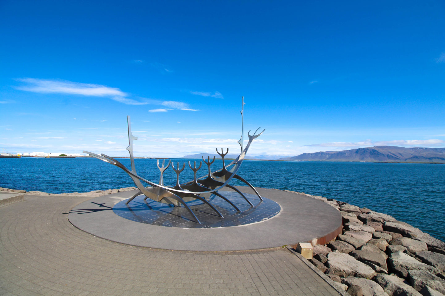 Sun Voyager Sculpture In Iceland