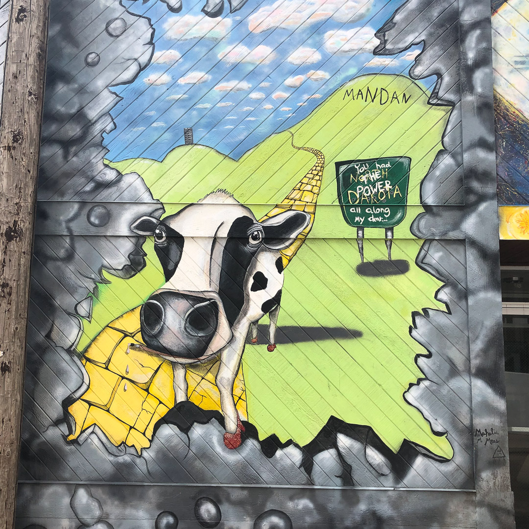 Bismarck North Dakota Street Art Cow