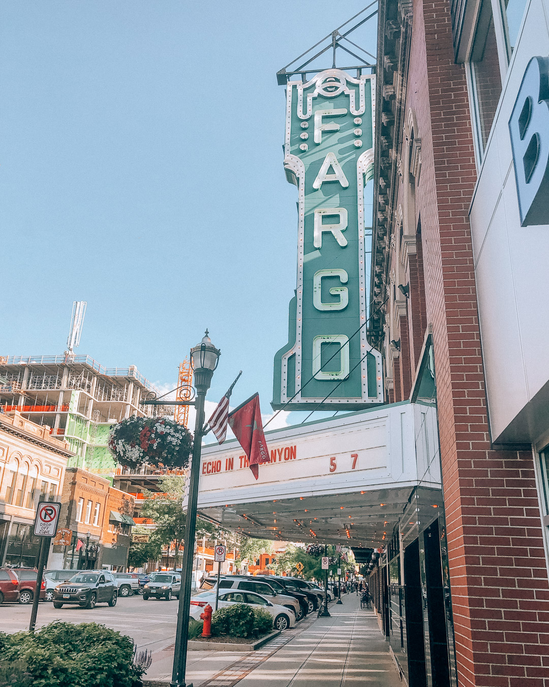 Fargo Theatre Marquee Downtown Fargo North Dakota Historic Landmark