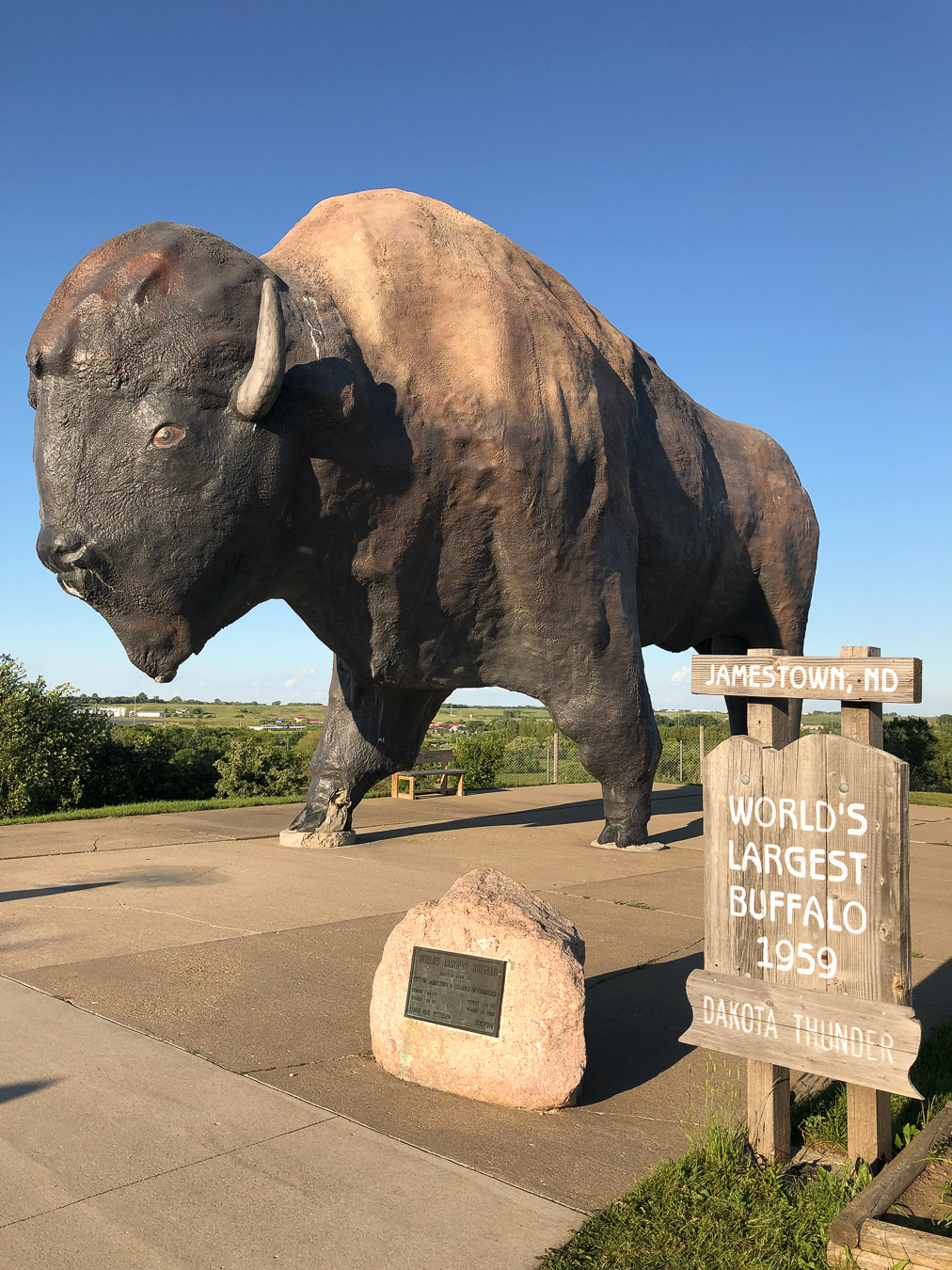 World's Largest Buffalo Monument North Dakota