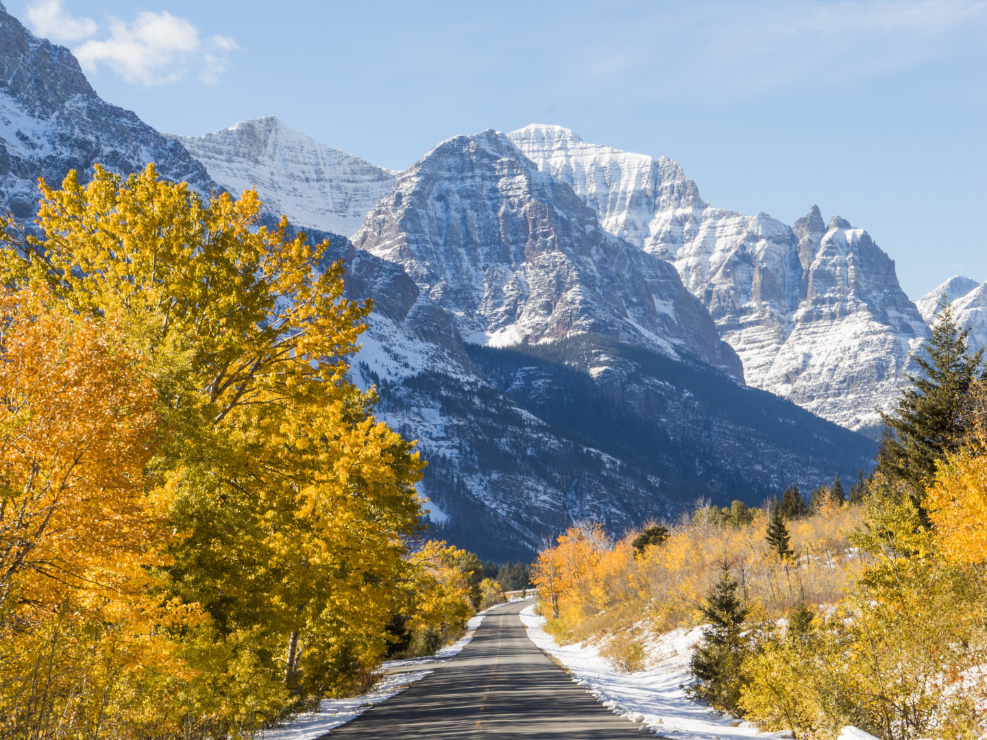 Going to the Sun Road Montana Fall Foliage